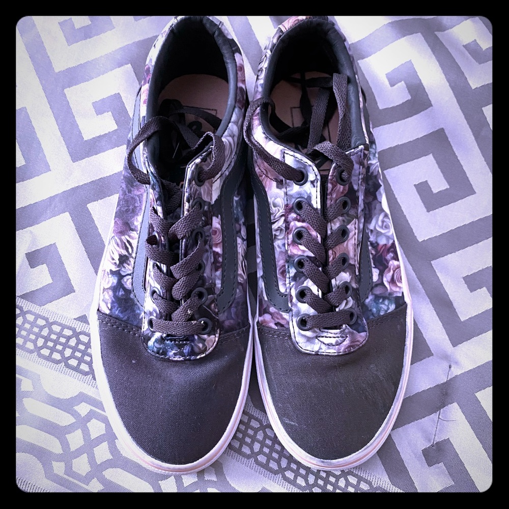 Vans flower print